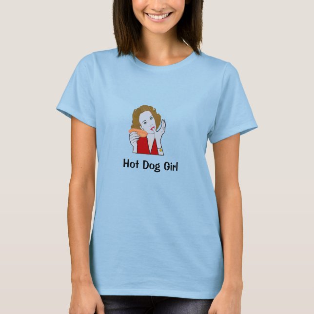 Hot Dog Girl Shirt (Front)