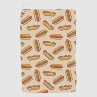 Hot dog golf towel