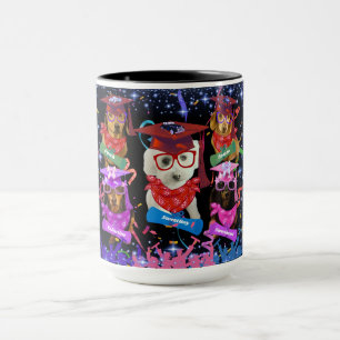 Hot Dog Graduate Coffee Mug