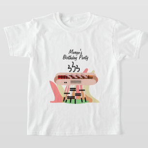 Hot Dog Grilling Birthday Party Cookout   T-Shirt