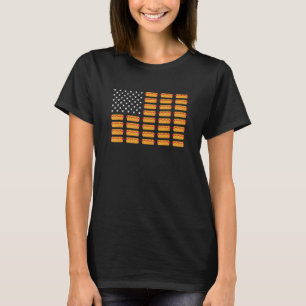 Hot Dog Hotdog American Flag USA  4th Of July T-Shirt