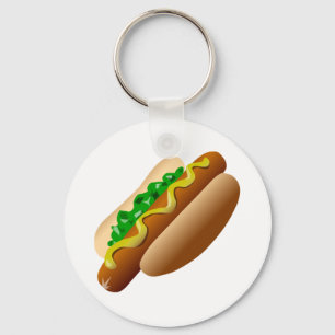 Hot Dog Key Ring