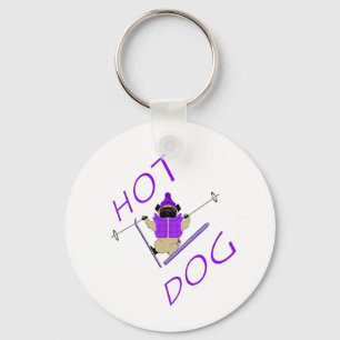 Hot Dog Key Ring