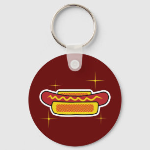Hot Dog Key Ring