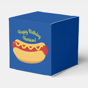 Hot Dog Kids Birthday Party Cook Out Cute Favour Box