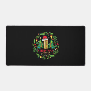 Hot Dog Lover Xmas Ugly HotDog Christmas t shirt Desk Mat