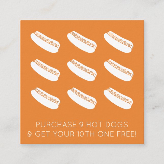 hot dog loyalty stamp (Front)