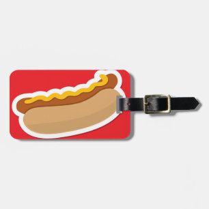 Hot Dog Luggage Tag