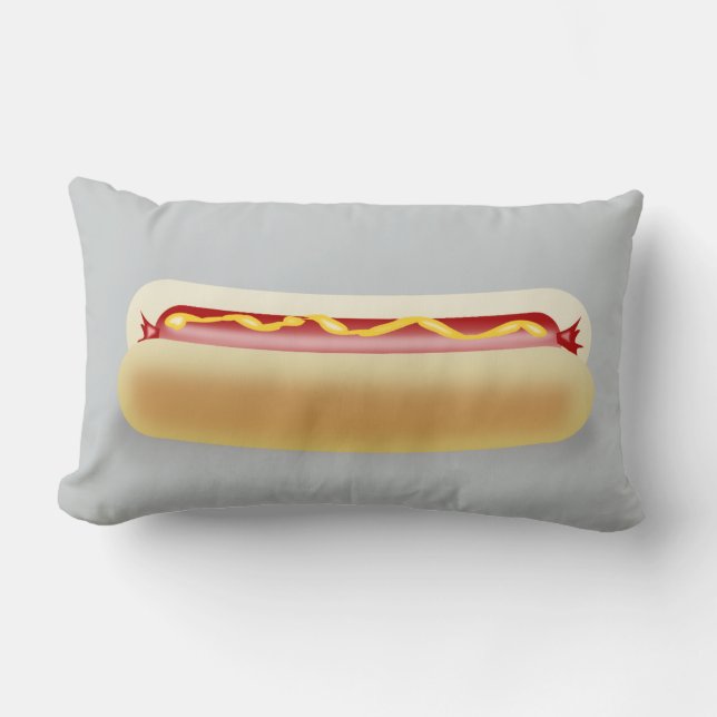 Hot dog lumbar Pillow (Front)