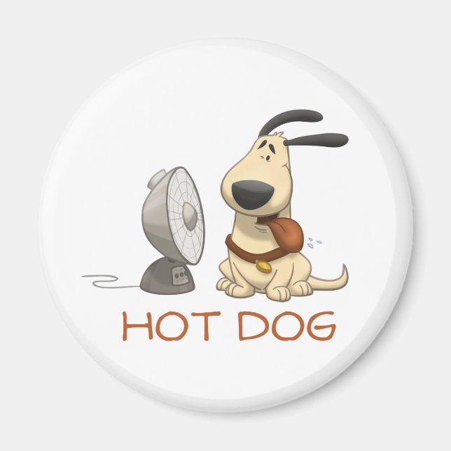 Hot Dog Magnet (Front)