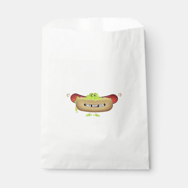 HOT DOG MAN FAVOUR BAGS (Front)