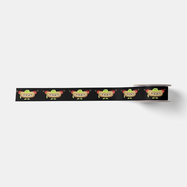 HOT DOG MAN SATIN RIBBON (Front)