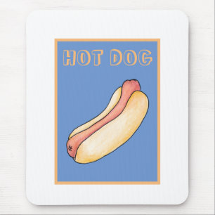 Hot dog mouse pad