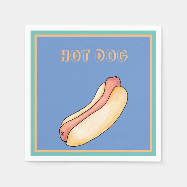 Hot dog napkin (Front)