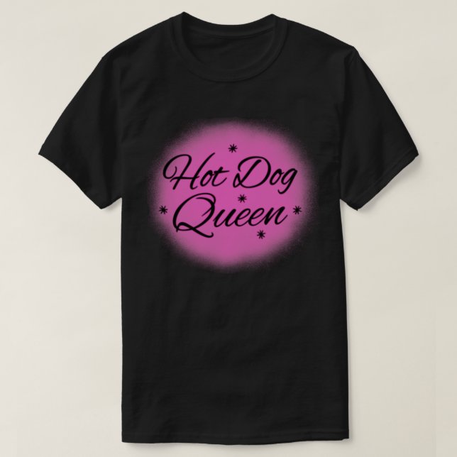 Hot Dog nival Airbrush Circus Fair Silly Tee (Design Front)