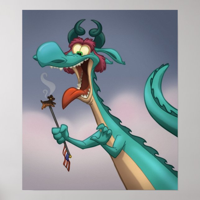 Hot Dog on a Stick Poster (Front)