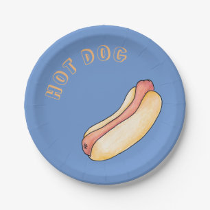 Hot dog paper plate