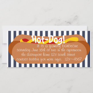 Hot Dog! Party Invitation