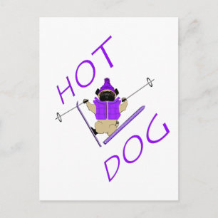 Hot Dog Postcard