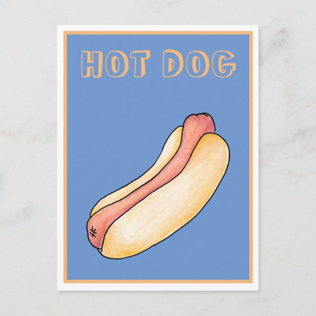 Hot dog postcard (Front)