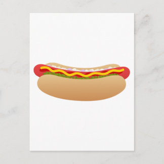 Hot Dog Postcard