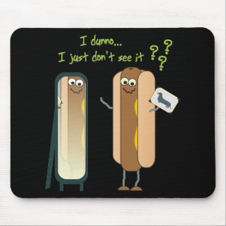 Hot Dog Reflections Mousepad