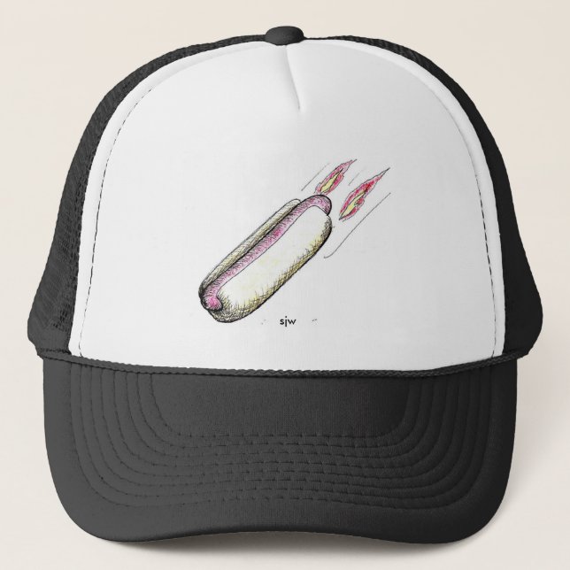 hot dog rocket Hat (Front)