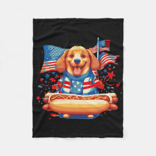 Hot Dog Sausages Frank Day Merican Sarcastic Food  Fleece Blanket