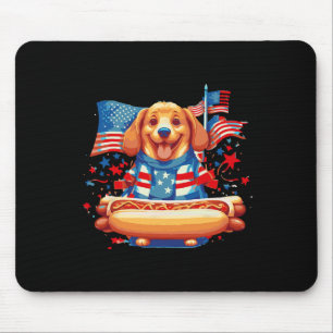Hot Dog Sausages Frank Day Merican Sarcastic Food  Mouse Pad