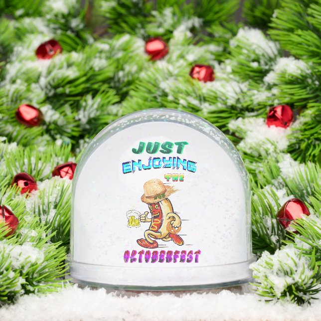 Hot dog snowglobe (Christmas)