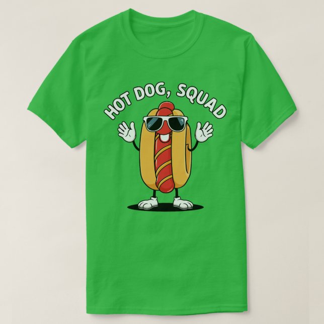 Hot Dog Squad 1 T-Shirt (Design Front)
