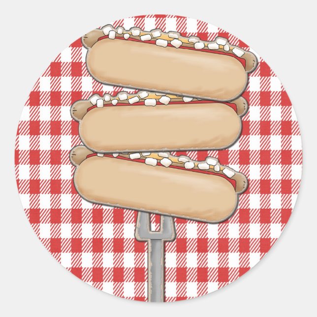 Hot Dog Stickers (Front)