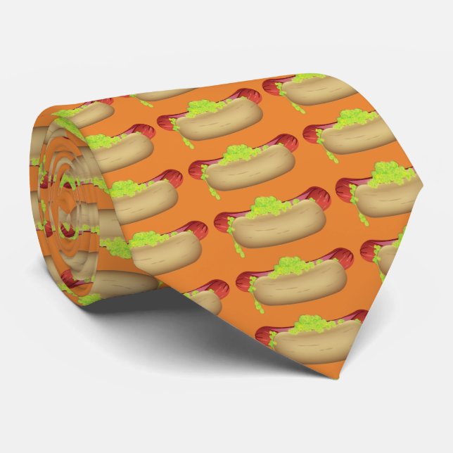 Hot Dog Tie (Rolled)