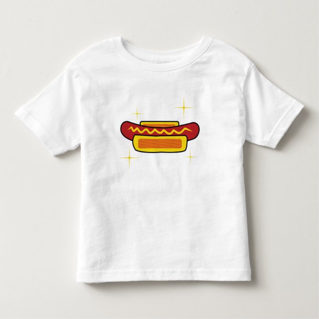 Hot Dog Toddler T-Shirt (Front)
