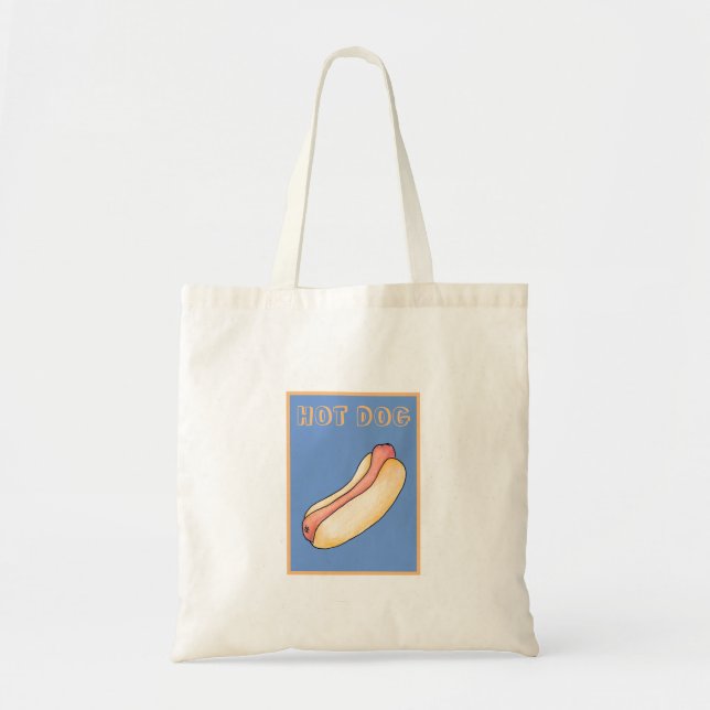 Hot dog tote bag (Front)