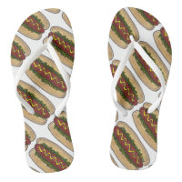 Hot Dog w/ Mustard and Relish Foodie Hotdog Print