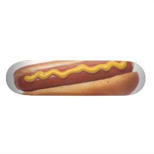 Hot Dog with Mustard Skateboard