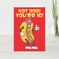 Hot Dog! You're 10! 10th Birthday