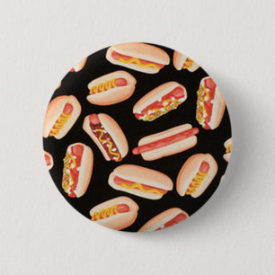 Hot Dogs 6 Cm Round Badge