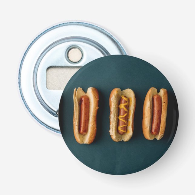 Hot Dogs and Buns Bottle Opener (Front)