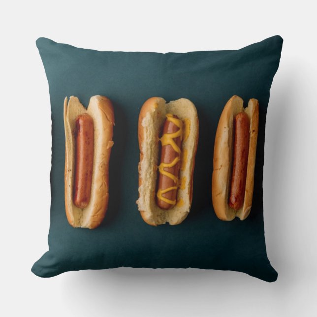 Hot Dogs and Buns Cushion (Front)