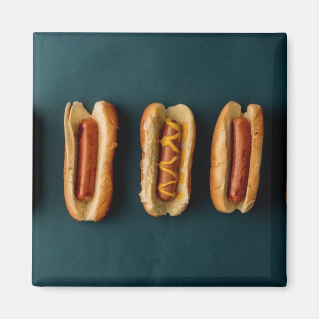 Hot Dogs and Buns Magnet (Front)