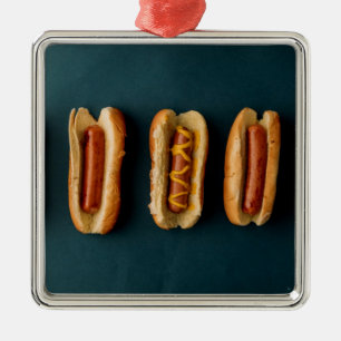 Hot Dogs and Buns Metal Tree Decoration