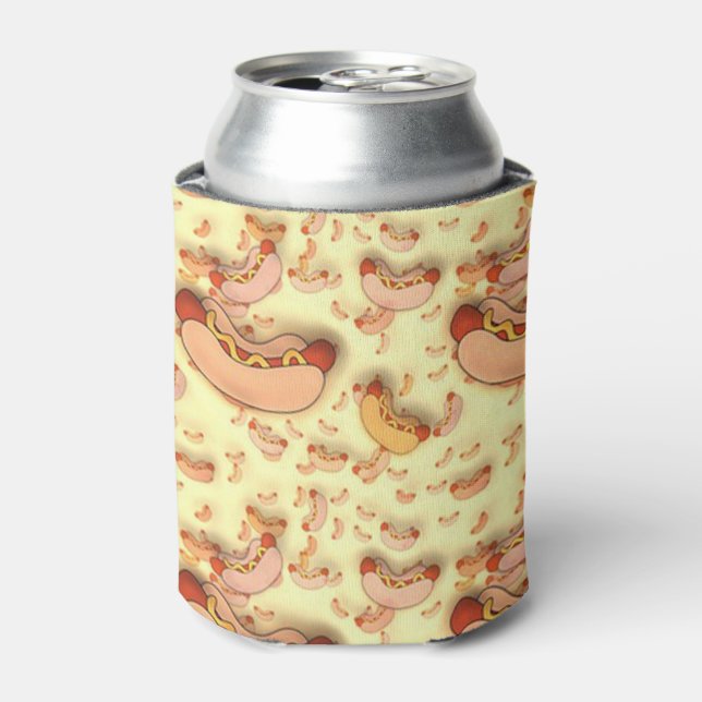 Hot Dogs Can Cooler (Can Front)