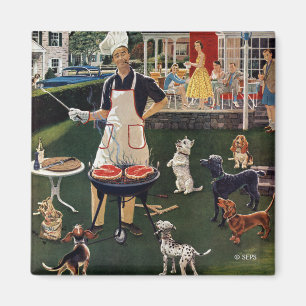 Hot Dogs Magnet