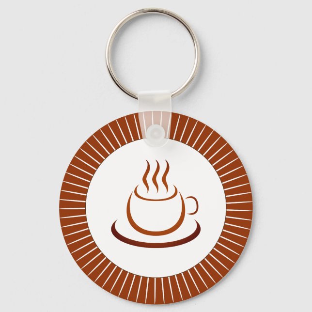 Hot Drink Key Ring (Front)