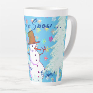 Hot Drinks Snow Day Winter Latte Mug