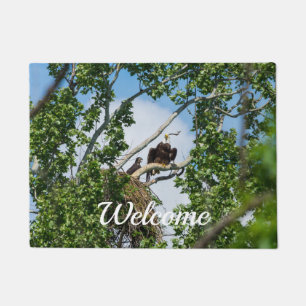 Hot Eagles Welcome Doormat