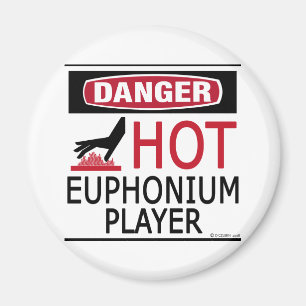 Hot Euphonium Player Magnet