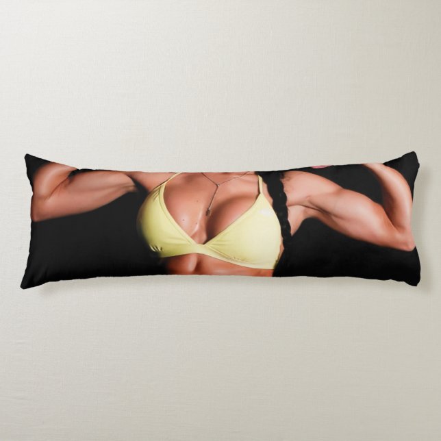 Hot Fitness Girl Body Cushion (Front)